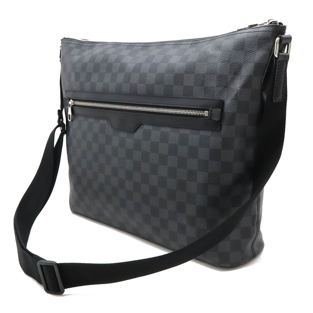 Louis Vuitton Black Shoulder Mick Crossbody Damier Messenger Graphite Bag Black